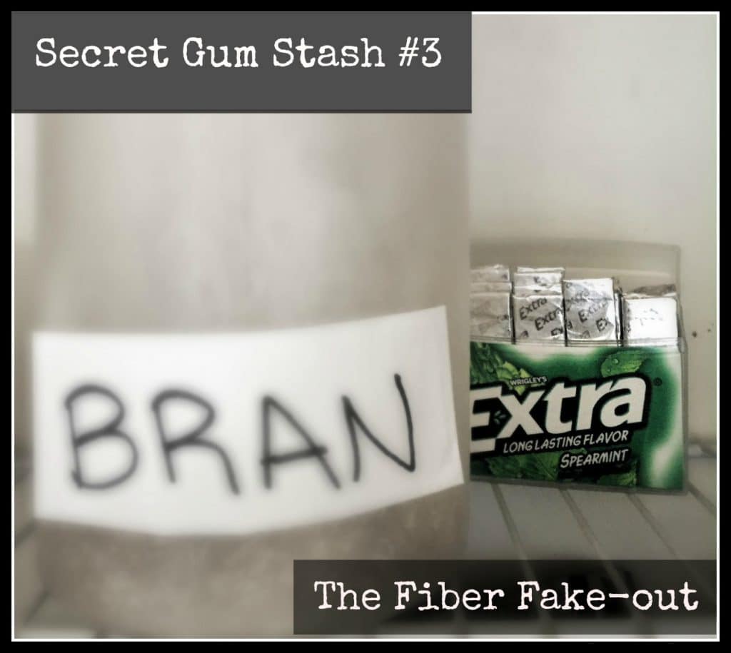 where to hide your gum
