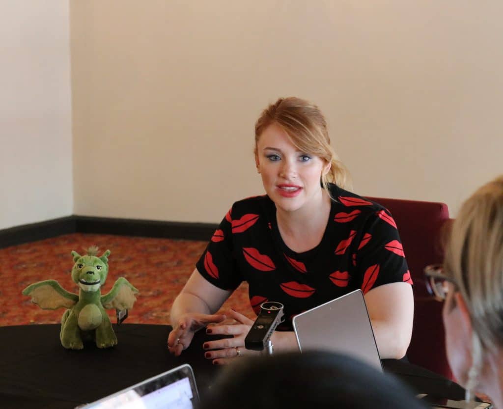 Bryce Dallas Howard on Pete's Dragon
