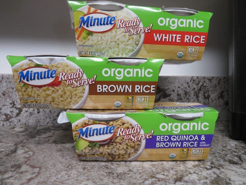 Minute rice ready to serve organics