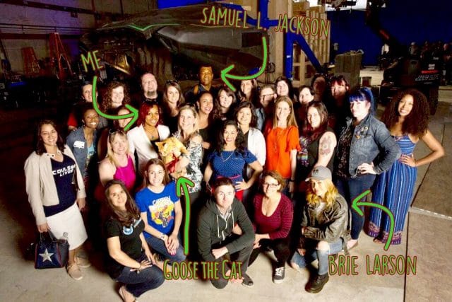 Marvel blogger on captain marvel set visit